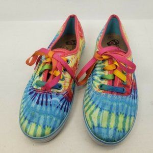 Rainbow tie dye bobs